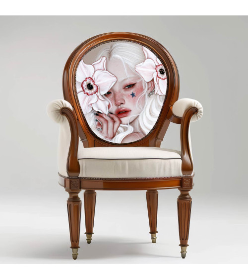 Porcelain Doll 13 – Mädchen mit weißen Orchideen | Mamidu