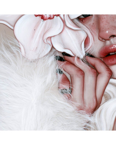 Porcelain Doll 13 – Mädchen mit weißen Orchideen | Mamidu