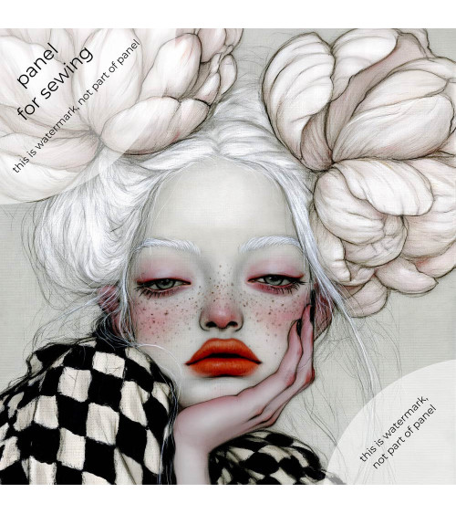 Porcelain Doll 16 – Mädchen mit weißen Pfingstrosen | Mamidu