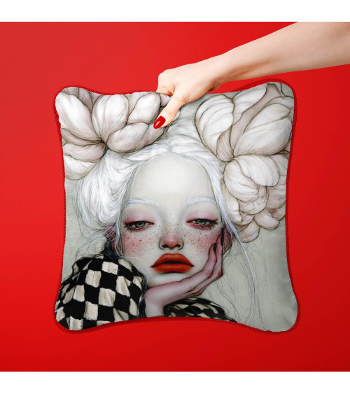 Porcelain Doll 16 – dziewczyna z białymi piwoniami | Mamidu