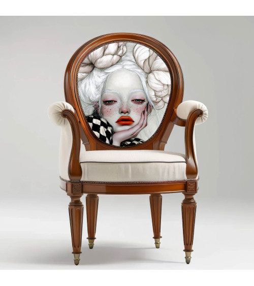 Porcelain Doll 16 – dziewczyna z białymi piwoniami | Mamidu