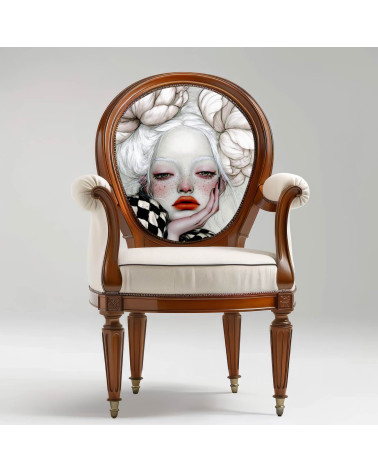 Porcelain Doll 16 – dziewczyna z białymi piwoniami | Mamidu