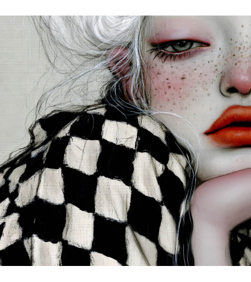 Porcelain Doll 16 – dziewczyna z białymi piwoniami | Mamidu