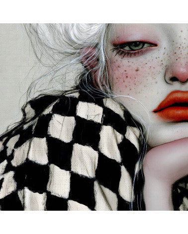 Porcelain Doll 16 – dziewczyna z białymi piwoniami | Mamidu