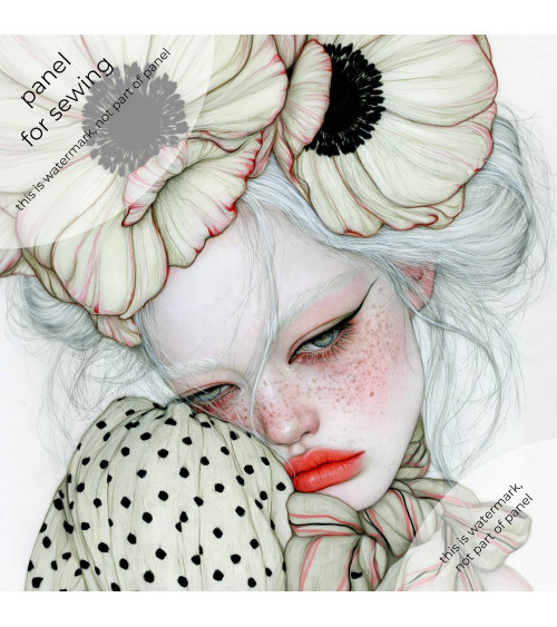Porcelain Doll 17 – porcelain girl with anemones | Mamidu