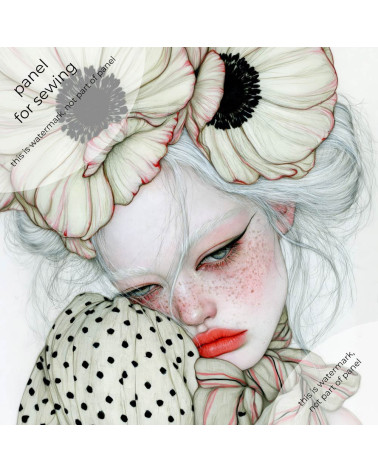 Porcelain Doll 17 – porcelain girl with anemones | Mamidu