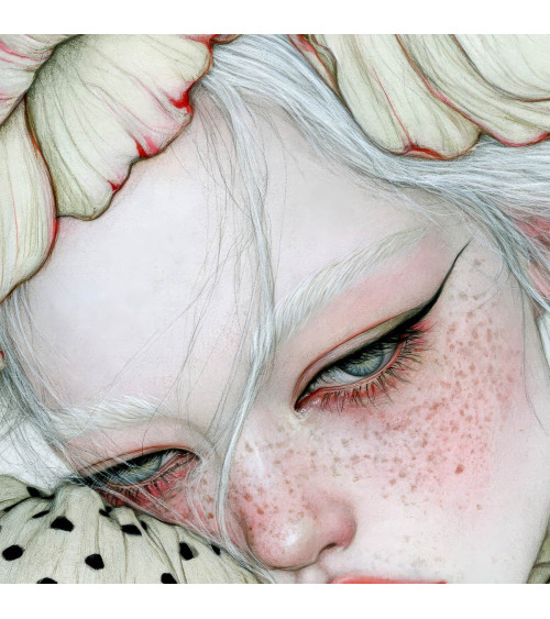 Porcelain Doll 17 – porcelain girl with anemones | Mamidu