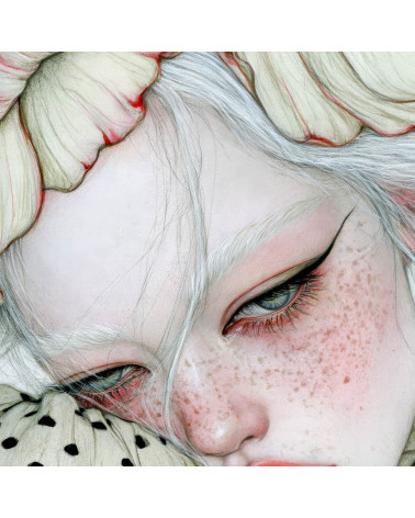 Porcelain Doll 17 – porcelain girl with anemones | Mamidu