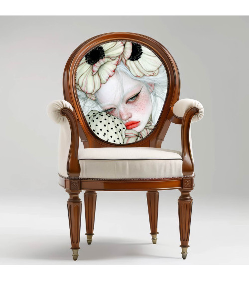 Porcelain Doll 17 – porcelain girl with anemones | Mamidu
