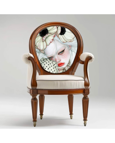 Porcelain Doll 17 – porcelain girl with anemones | Mamidu