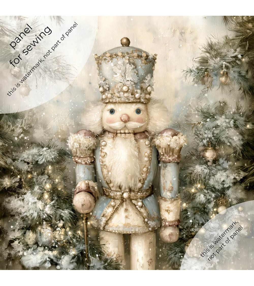 Silver Nutcracker 01 – silver Christmas nutcracker | Mamidu