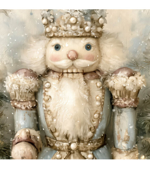 Silver Nutcracker 01 – silver Christmas nutcracker | Mamidu