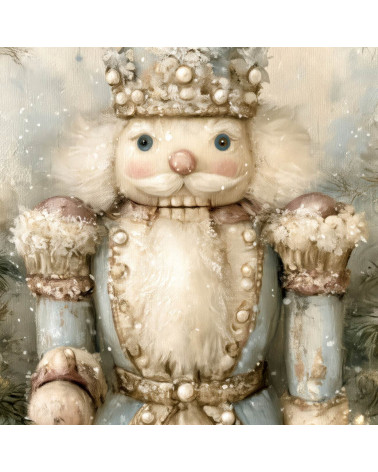 Silver Nutcracker 01 – silver Christmas nutcracker | Mamidu