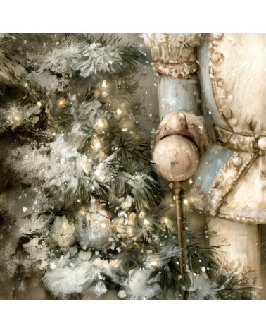 Silver Nutcracker 01 – silver Christmas nutcracker | Mamidu