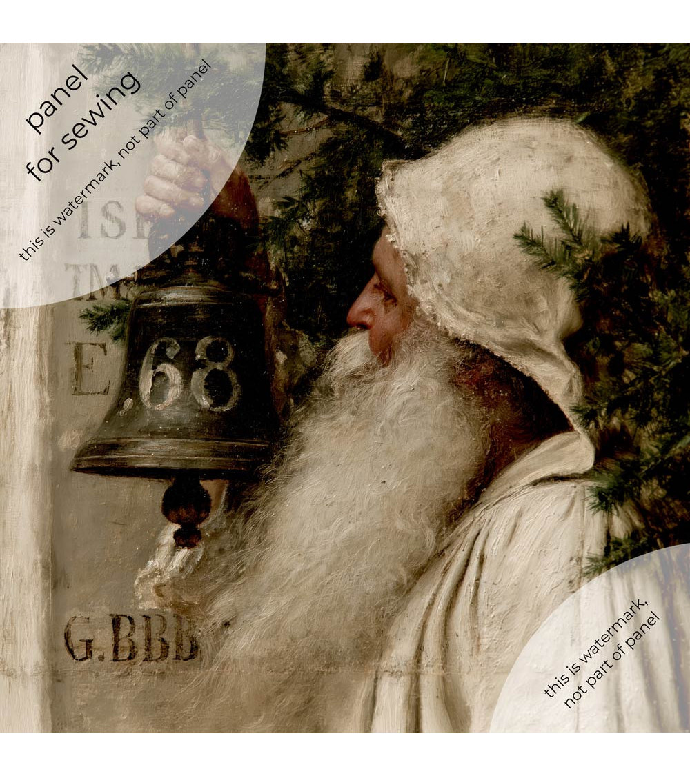 Vintage Santa 01 – vintage Santa with a bell | Mamidu