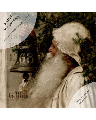 Vintage Santa 01 – vintage Santa with a bell | Mamidu