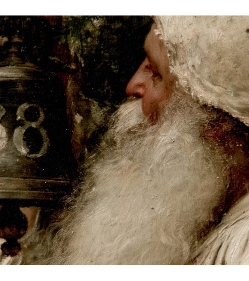 Vintage Santa 01 – vintage Santa with a bell | Mamidu