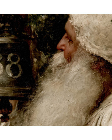 Vintage Santa 01 – vintage Santa with a bell | Mamidu