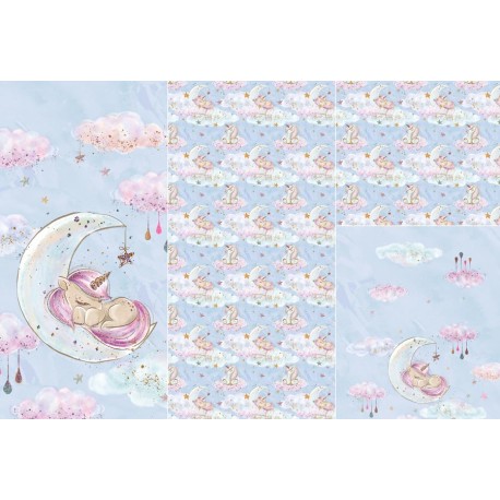 Panel for sleeping bag Baby Unicorn 2