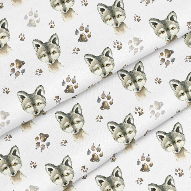 Little wolf fabric