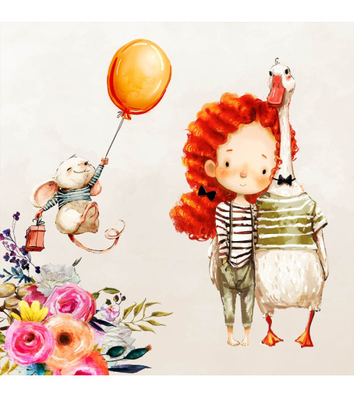 Dziewczynka i gęś 1