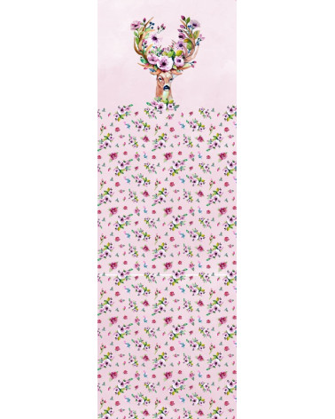 Spring deer pink 2 Wageneinsatz