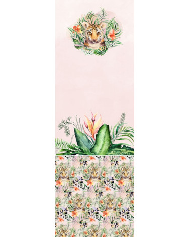 Tropical tiger girl  trolley insert