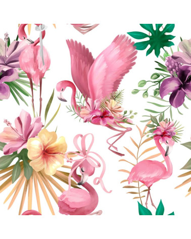 Girls & flaming 1 fabric