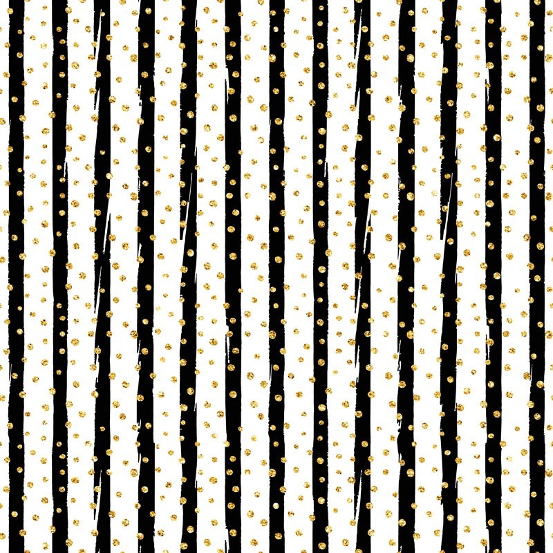 Polyester "Schwarze Streifen"