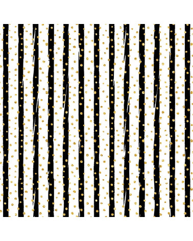 Polyester "Schwarze Streifen"