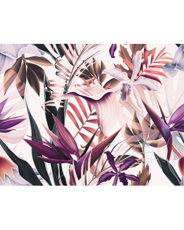 Polyester "Neon Papageien"