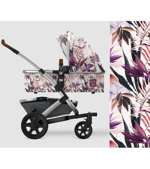 Polyester "Neon parrots"