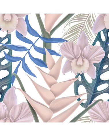 Polyester Neon Blumen