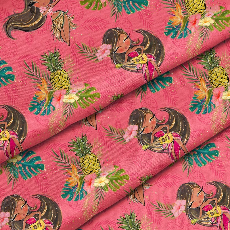 Polyester Hawaiian dancers