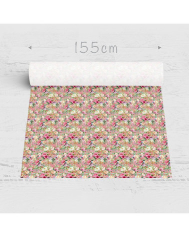 Polyester Bunte Blumen 3