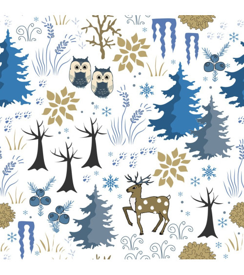 Polyester Ice forest