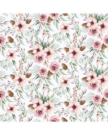 Polyester Blumen mit Zapfen