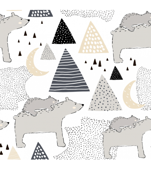 Polyester Graue Bären