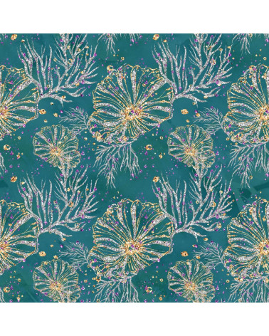 Polyester "Underwater pattern"