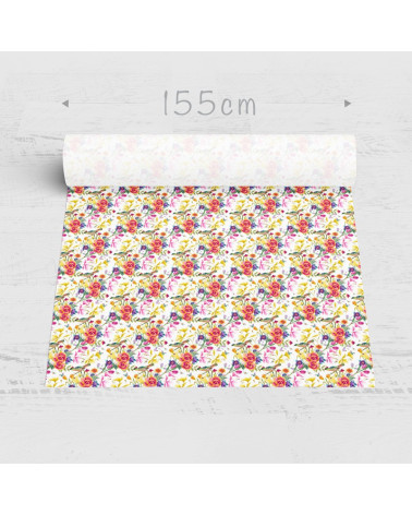 Polyester "Exotische Vögel"