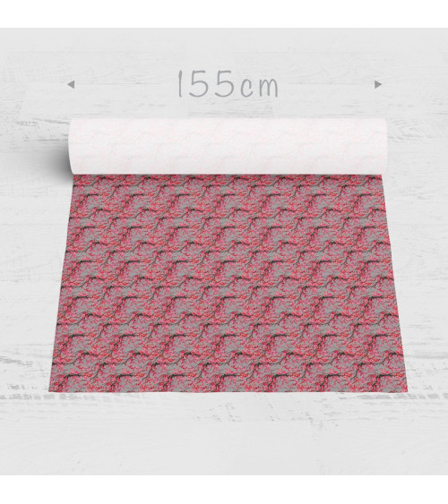 Polyester  Kirschblüten 1