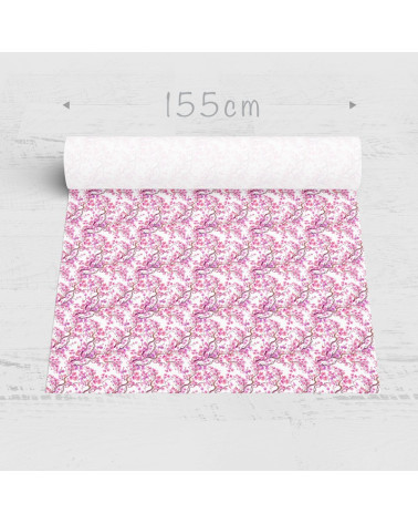 Polyester  Kirschblüten 4