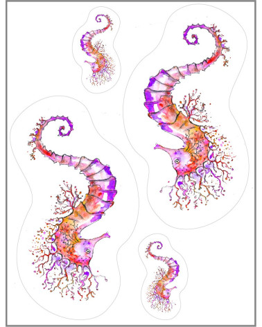 Maskottchen Seepferdchen
