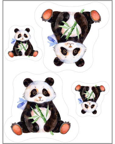 Maskottchen Pandabär