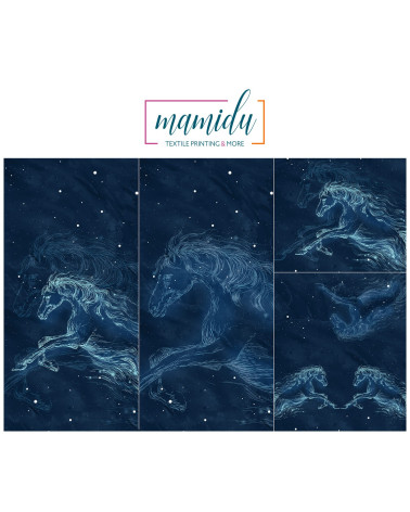 Panel for sleeping bag  "Stellar hourse"